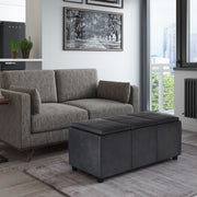 Avalon - Multi Functional Storage Ottoman - R&R Furniture Gallery (Fountain Valley, CA)