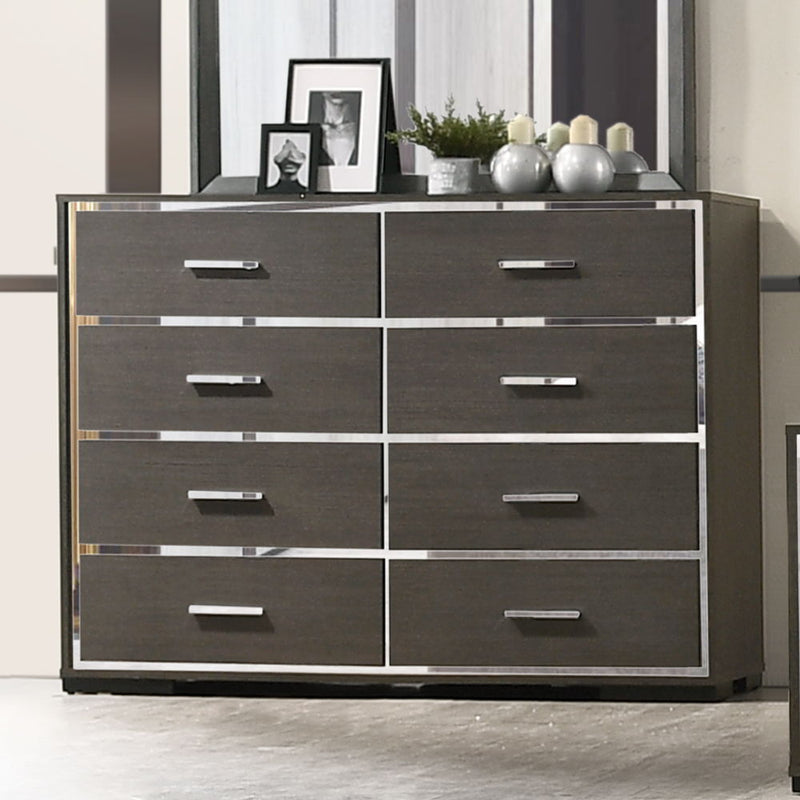 Escher - Dresser - Gray Oak - R&R Furniture Gallery (Fountain Valley, CA)