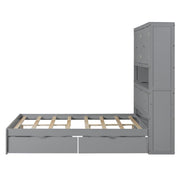 Platform Bed With USB, Storage Headboard & Drawers - R&R Furniture Gallery (Fountain Valley, CA)