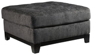 Reidshire - Oversized Accent Ottoman - Steel - R&R Furniture Gallery (Fountain Valley, CA)