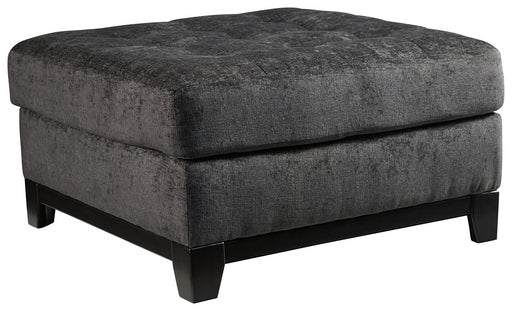 Reidshire - Oversized Accent Ottoman - Steel - R&R Furniture Gallery (Fountain Valley, CA)