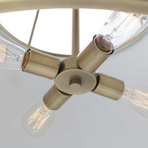 Leather Classic - 4 Light Pendant