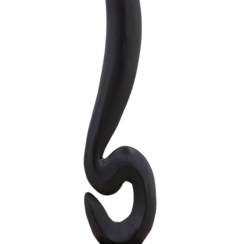 Meliora - Sculpture - Black