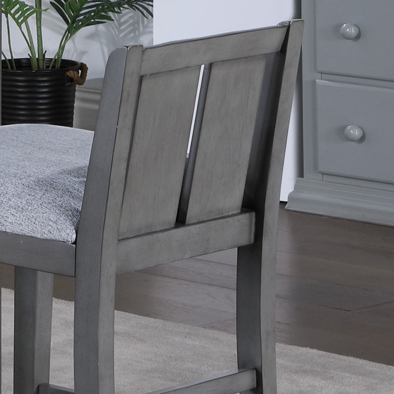 Graham - 20" Upholstered Seat Counter Height Chair (Set of 2) - R&R Furniture Gallery (Fountain Valley, CA)