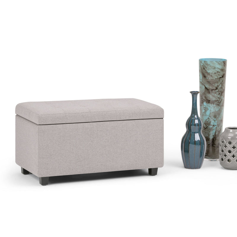 Cosmopolitan - Upholstered Storage Ottoman - R&R Furniture Gallery (Fountain Valley, CA)