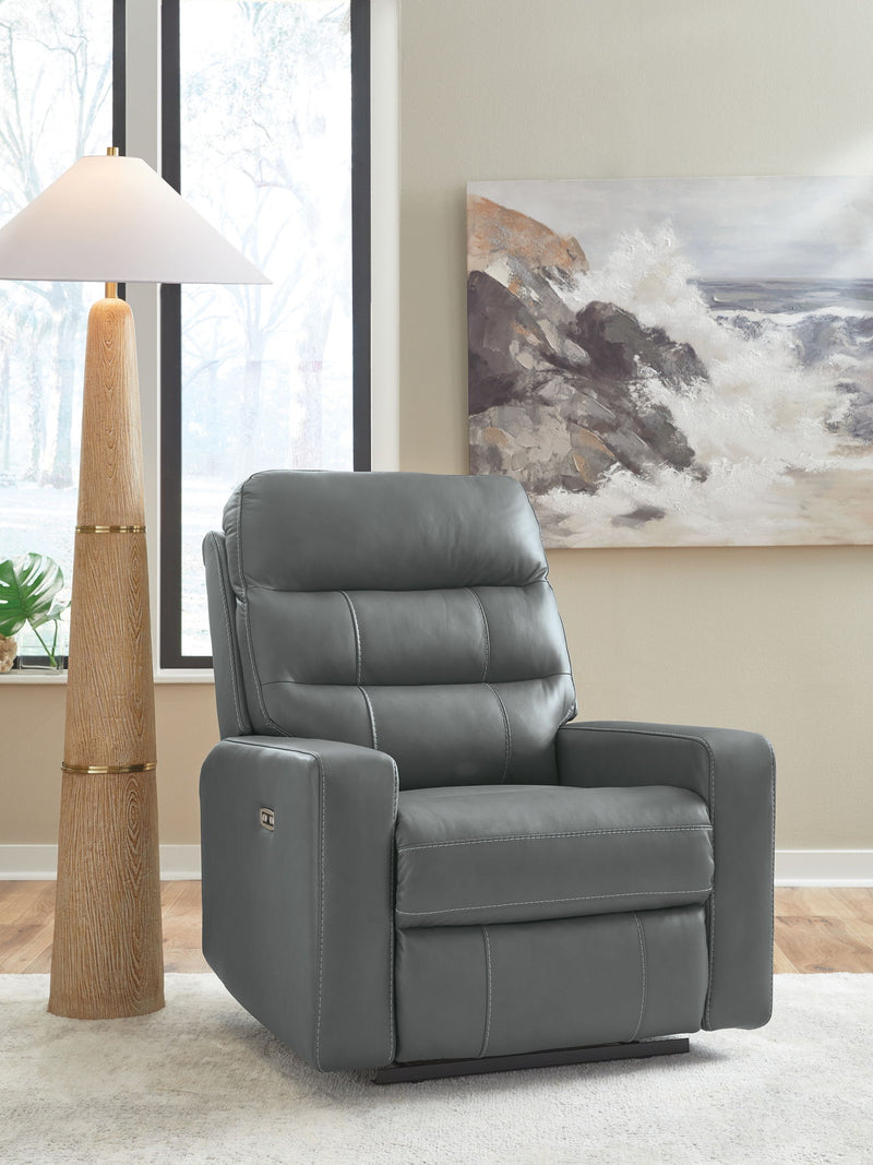 Pennacle Pier - Power Recliner With Adjustable Headrest - R&R Furniture Gallery (Fountain Valley, CA)