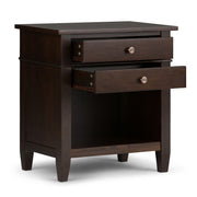Carlton - Bedside Table, Handcrafted - R&R Furniture Gallery (Fountain Valley, CA)