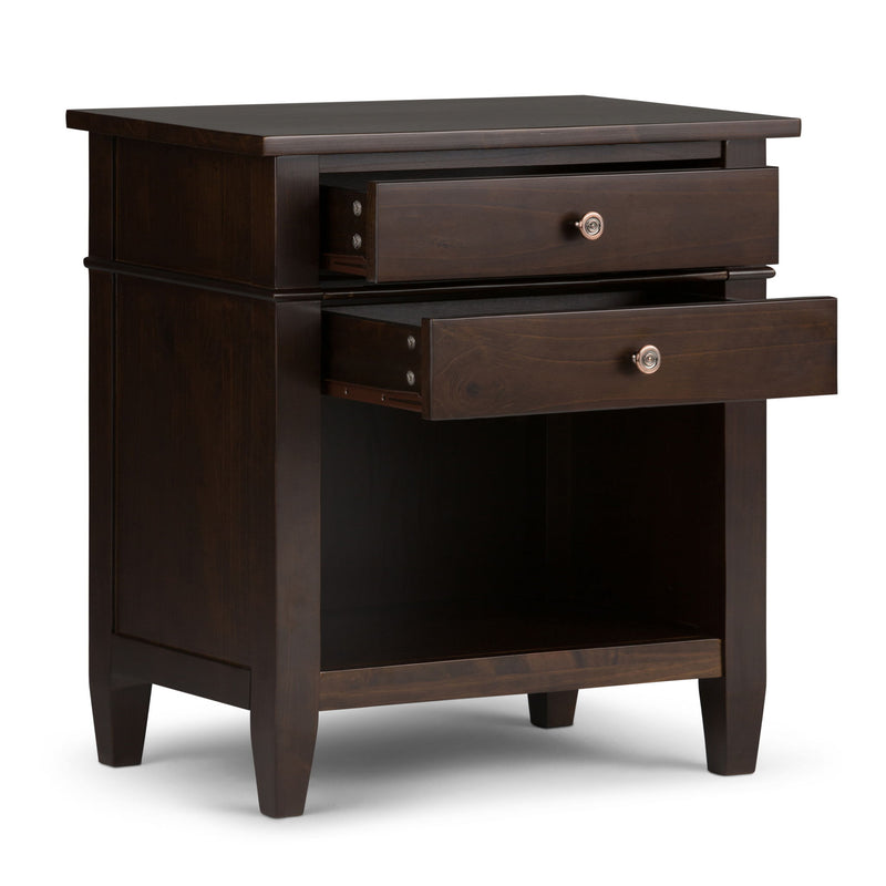 Carlton - Bedside Table, Handcrafted - R&R Furniture Gallery (Fountain Valley, CA)