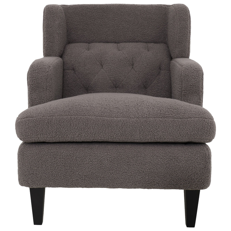 Upholstered Accent Chair Tufted Armchair For Living Room And Bedroom - R&R Furniture Gallery (Fountain Valley, CA)