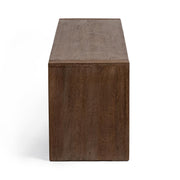 Classic Home Glendale 64-inch dining bench in toasted chestnut wood, featuring a sturdy design and smooth finish.