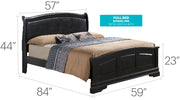 Panel Sleigh Bed Elegantly Crafted - R&R Furniture Gallery (Fountain Valley, CA)
