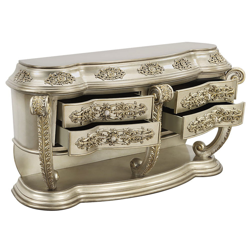 Danae - Dresser - Champagne & Gold - R&R Furniture Gallery (Fountain Valley, CA)
