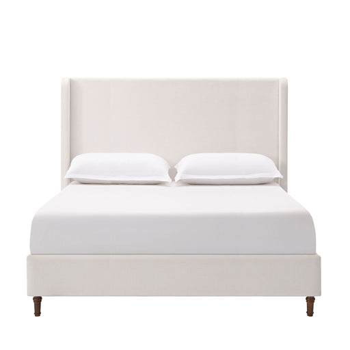 Harper - Tall Headboard Upholstered Bed / High Headboard / Elegant Simplicity / No Box Spring Needed - R&R Furniture Gallery (Fountain Valley, CA)