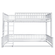 Bunk Bed Frame With Ladder And Safety Guardrails - R&R Furniture Gallery (Fountain Valley, CA)