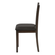 Dining Chair, Side, Upholstered For Dining Room, Transitional (Set of 2) - Brown - R&R Furniture Gallery (Fountain Valley, CA)