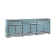 Classic Home Winford 3-drawer, 6-door buffet cabinet with wood finish, featuring a spacious storage design and elegant craftsmanship.
