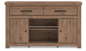Garistyn - LG TV Stand With Fireplace Option