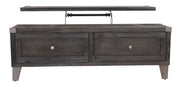 Todoe - Lift Top Cocktail Table - Dark Gray - R&R Furniture Gallery (Fountain Valley, CA)
