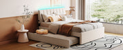 Upholstered Platform Bed With Trundle - R&R Furniture Gallery (Fountain Valley, CA)
