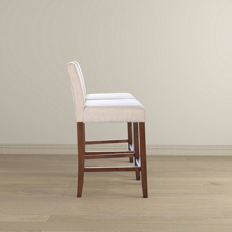 Dorian - Counter Chair (Set of 2) - Beige - R&R Furniture Gallery (Fountain Valley, CA)