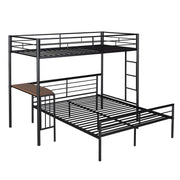 Bunk Bed With Desk, Ladder And Quality Slats For Bedroom - R&R Furniture Gallery (Fountain Valley, CA)