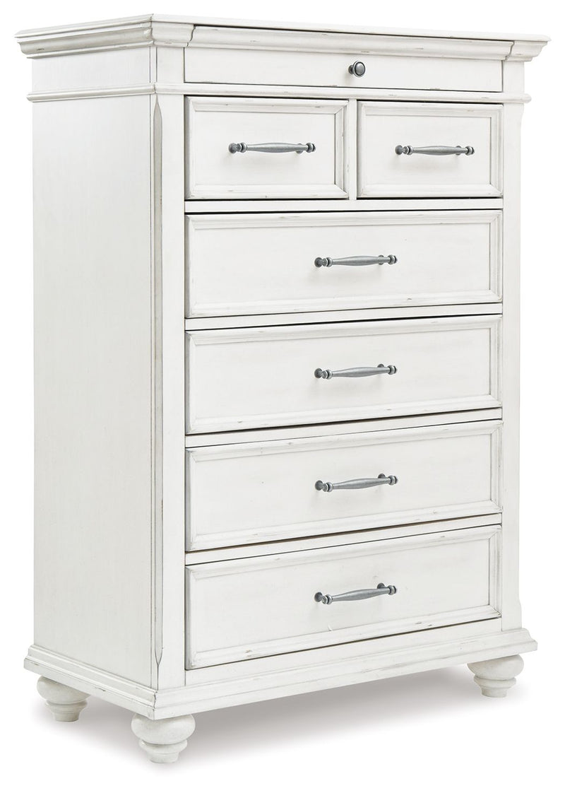 Kanwyn - Chest - Whitewash - R&R Furniture Gallery (Fountain Valley, CA)