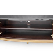 Camellia Field - Media Cabinet - Dark Brown - R&R Furniture Gallery (Fountain Valley, CA)