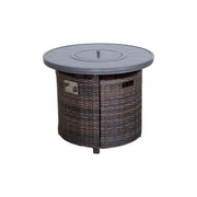 Outdoor Fire Pit Table With Lid - R&R Furniture Gallery (Fountain Valley, CA)