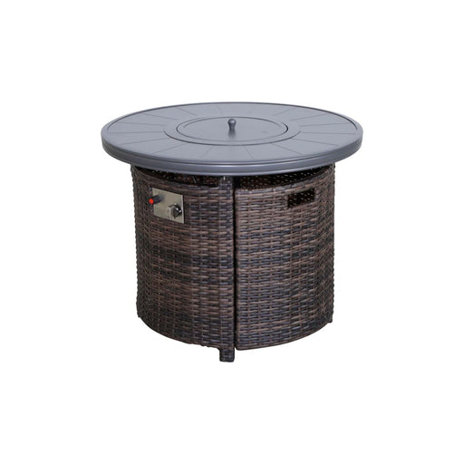 Outdoor Fire Pit Table With Lid - R&R Furniture Gallery (Fountain Valley, CA)