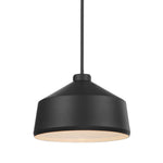 Uttermost Holgate 1-light black pendant light fixture hanging from ceiling, modern pendant lighting for interior decor