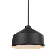 Uttermost Holgate 1-light black pendant light fixture hanging from ceiling, modern pendant lighting for interior decor