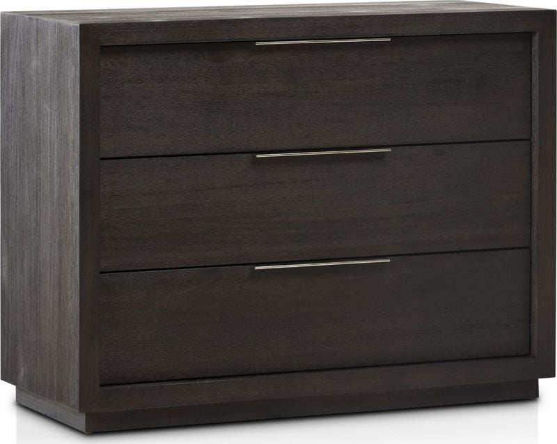 Oxford 3 Drawer Nightstand in Basalt Grey (2024)