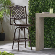 Cast Aluminum Bar Stool - Copper - R&R Furniture Gallery (Fountain Valley, CA)