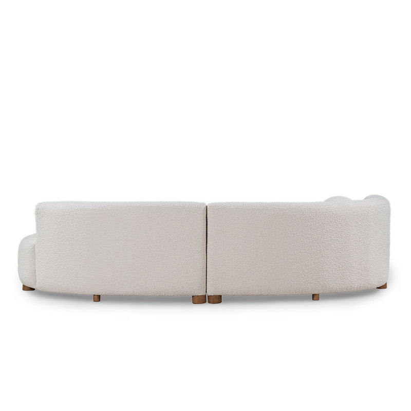 Classic Home Octavia stationary sectional sofa with plush cushions and modern design, shown in a living room setting.
