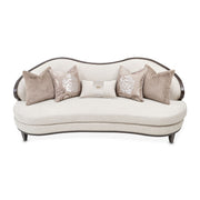 Camellia Field - Chenille Sofa - Beige / Dark Brown - R&R Furniture Gallery (Fountain Valley, CA)
