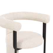 Synn - Performance Boucle Dining Chair - Cream - R&R Furniture Gallery (Fountain Valley, CA)