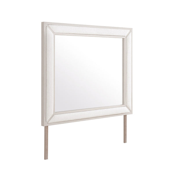 Ciara - Upholstered Mirror - Beige