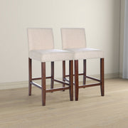 Dorian - Counter Chair (Set of 2) - Beige - R&R Furniture Gallery (Fountain Valley, CA)