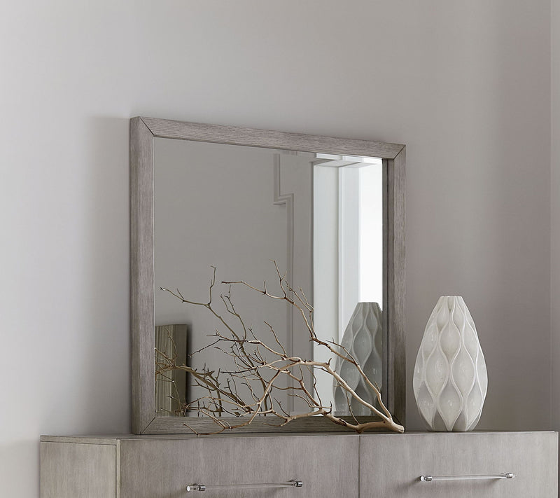 Modus Argento standalone dresser mirror in Misty Grey with a sleek rectangular frame and clean modern design.