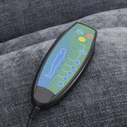 Omarion - Power Recliner With Lift, Heating & Massage - Blue Chenille - R&R Furniture Gallery (Fountain Valley, CA)