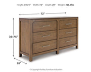 Cabalynn - Dresser - Light Brown - R&R Furniture Gallery (Fountain Valley, CA)