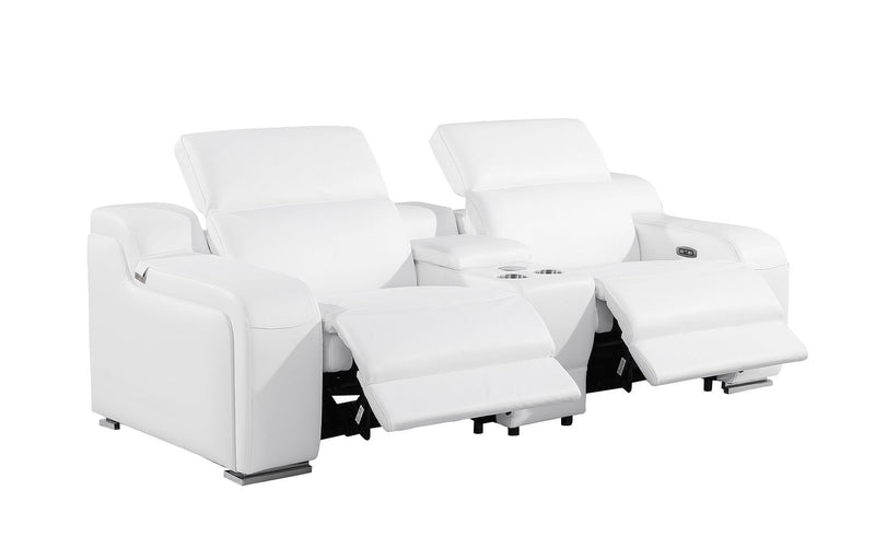 1116 - 7-Piece Modular Power Reclining Sofa, Loveseat & Chair Set In With 5 Power Recliners & Power Headrests