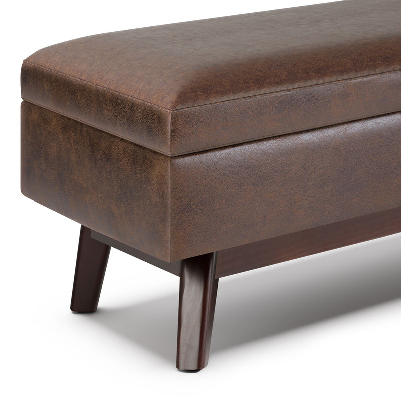Owen - Upholstered Rectangular Storage Ottoman - R&R Furniture Gallery (Fountain Valley, CA)