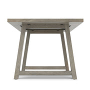 Simpli-Home Whitley dining table with wooden surface and modern design, ideal for contemporary dining rooms.