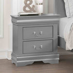 Louis Philippe - Nightstand, Gray