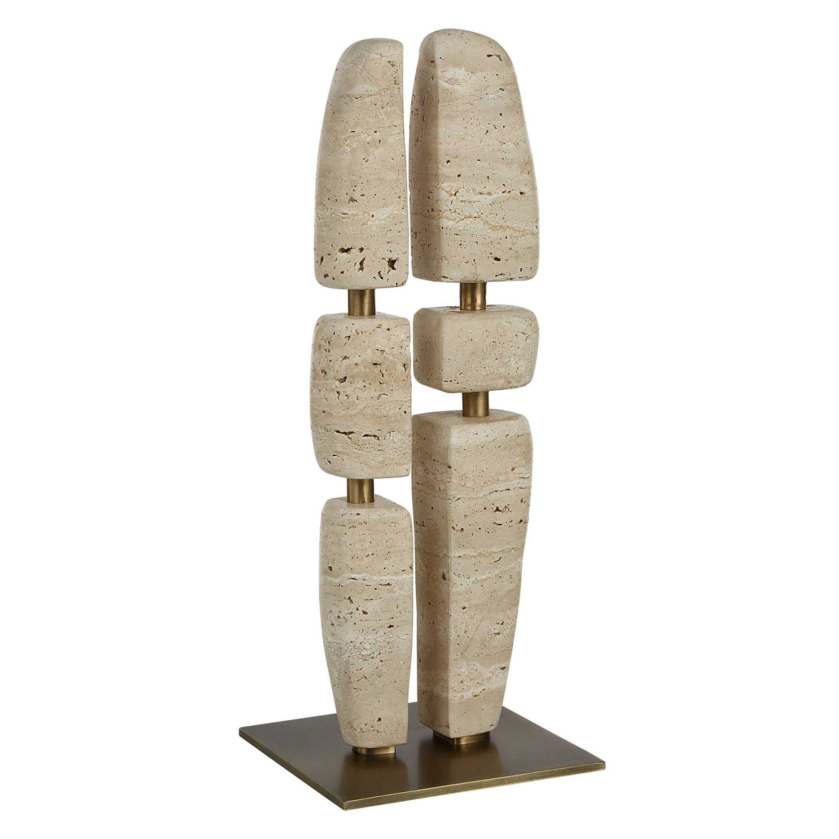 The Conversation - Sculpture - Beige