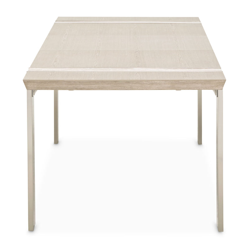 Lotus Bay - Narrow Rectangular Dining Table - Sand - R&R Furniture Gallery (Fountain Valley, CA)