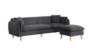 Brayden - Fabric Sectional Sofa Chaise - R&R Furniture Gallery (Fountain Valley, CA)