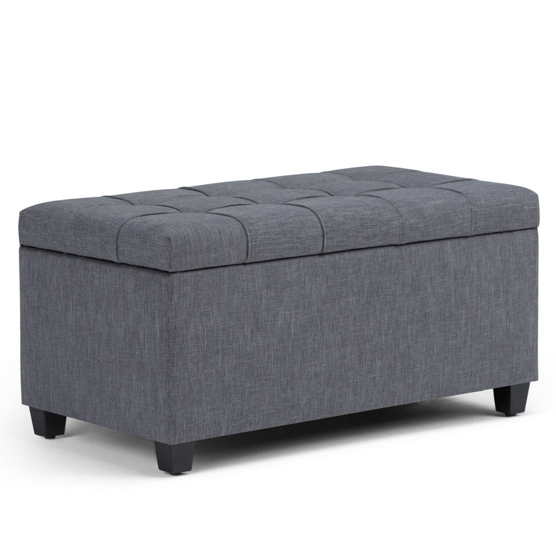 Sienna - Upholstered Storage Ottoman Bench - R&R Furniture Gallery (Fountain Valley, CA)
