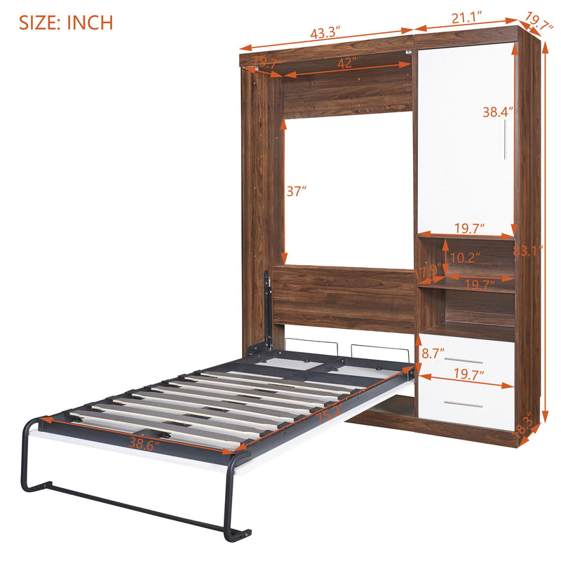 Murphy Wall Bed With Cabinet - R&R Furniture Gallery (Fountain Valley, CA)
